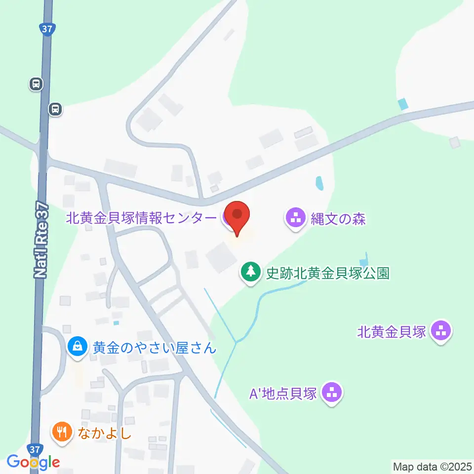 北黄金貝塚情報センター周辺のコンビニエンスストア一覧地図