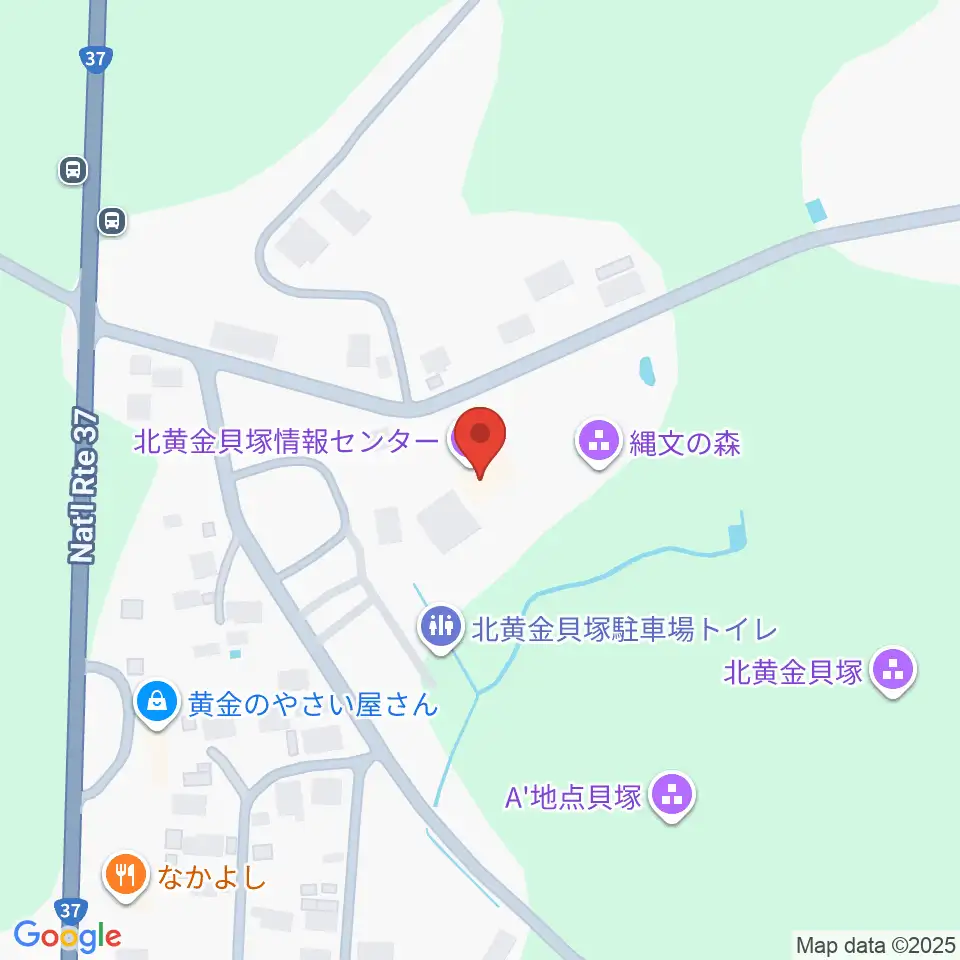 北黄金貝塚情報センター周辺のコンビニエンスストア一覧地図