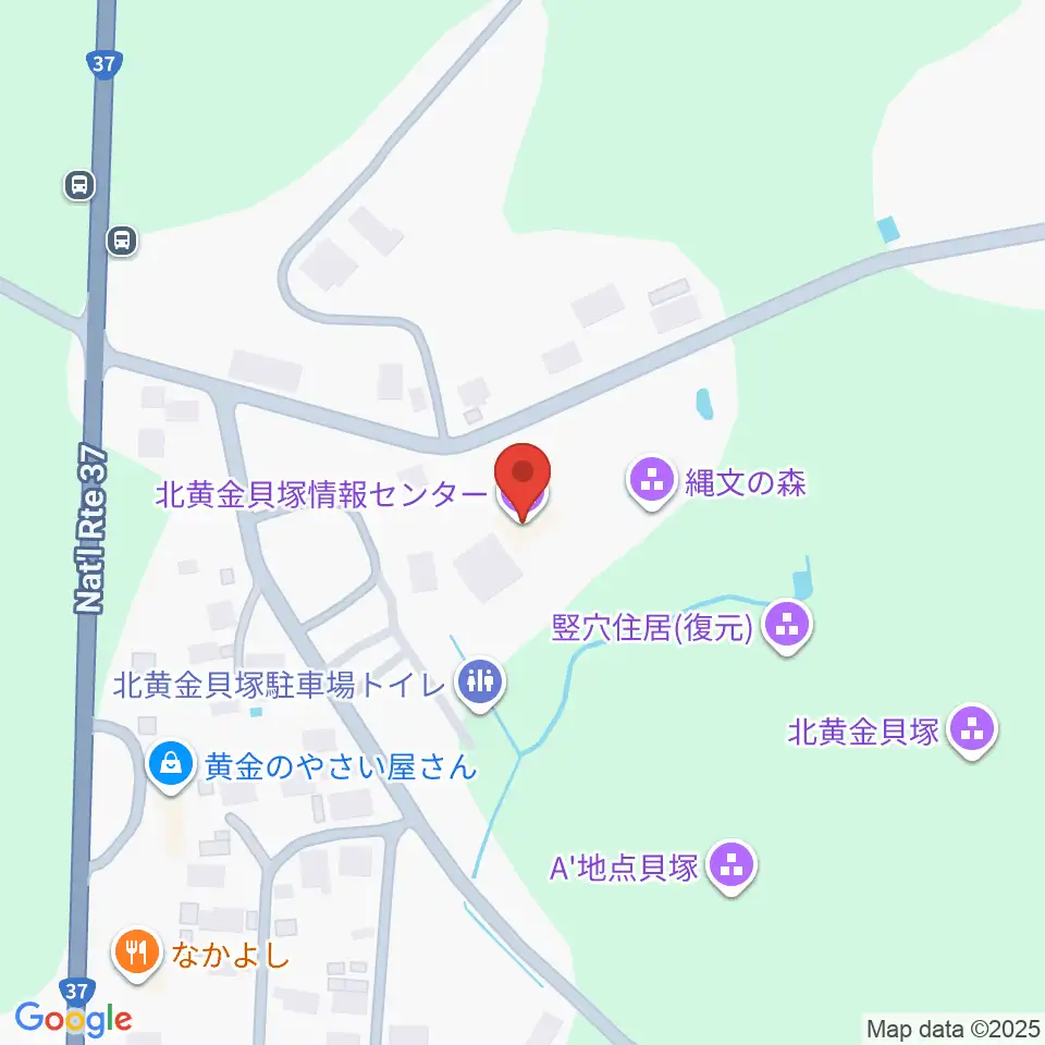 北黄金貝塚情報センター周辺のコンビニエンスストア一覧地図