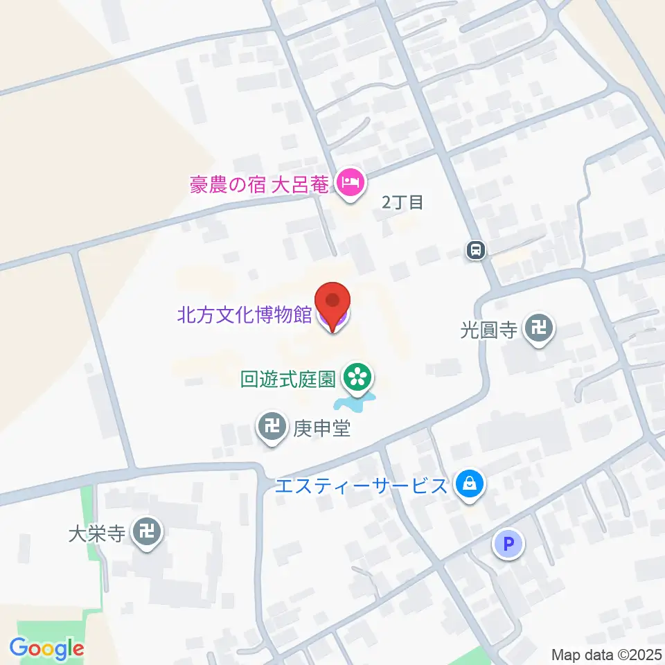 北方文化博物館周辺のコンビニエンスストア一覧地図