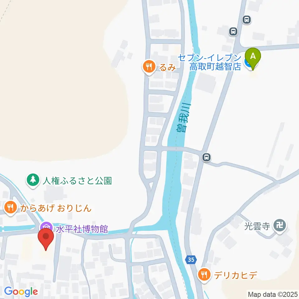 水平社博物館周辺のコンビニエンスストア一覧地図