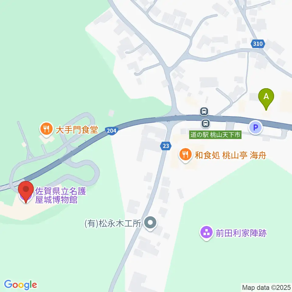 佐賀県立名護屋城博物館周辺のコンビニエンスストア一覧地図