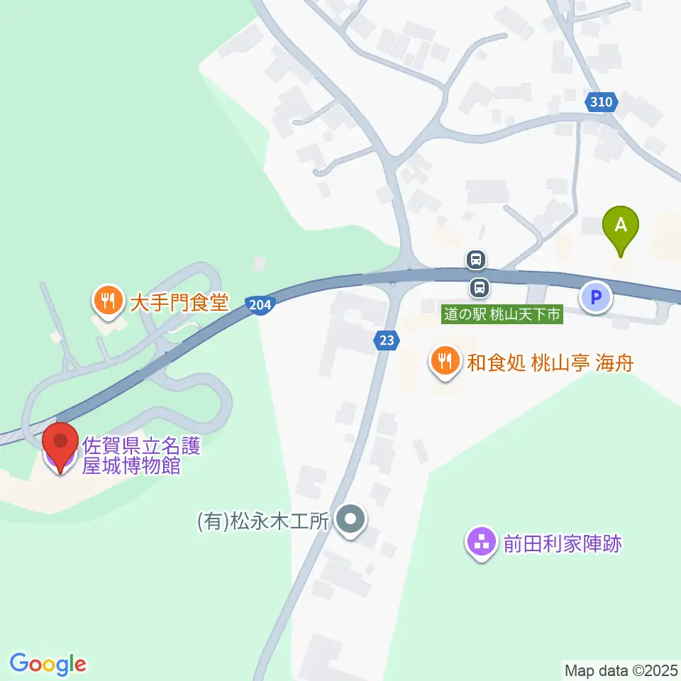 佐賀県立名護屋城博物館周辺のコンビニエンスストア一覧地図