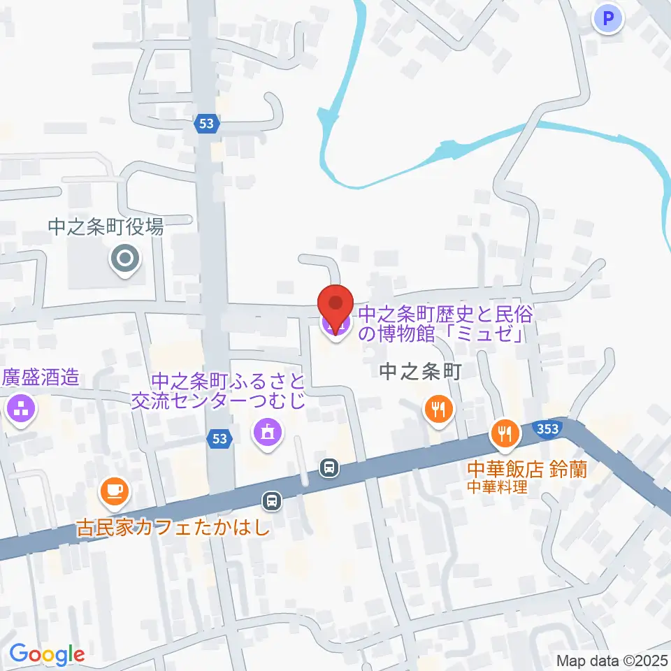 中之条町歴史と民俗の博物館「ミュゼ」周辺のコンビニエンスストア一覧地図