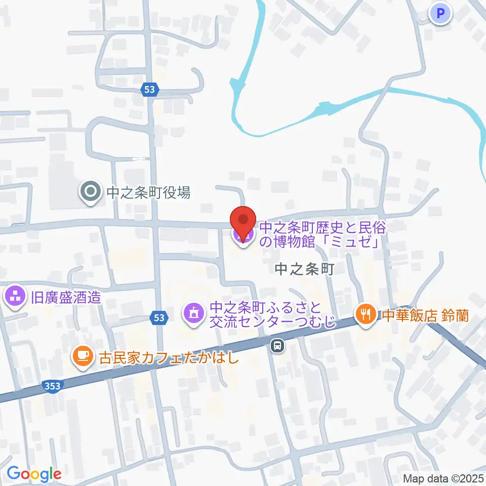 中之条町歴史と民俗の博物館「ミュゼ」周辺のコンビニエンスストア一覧地図