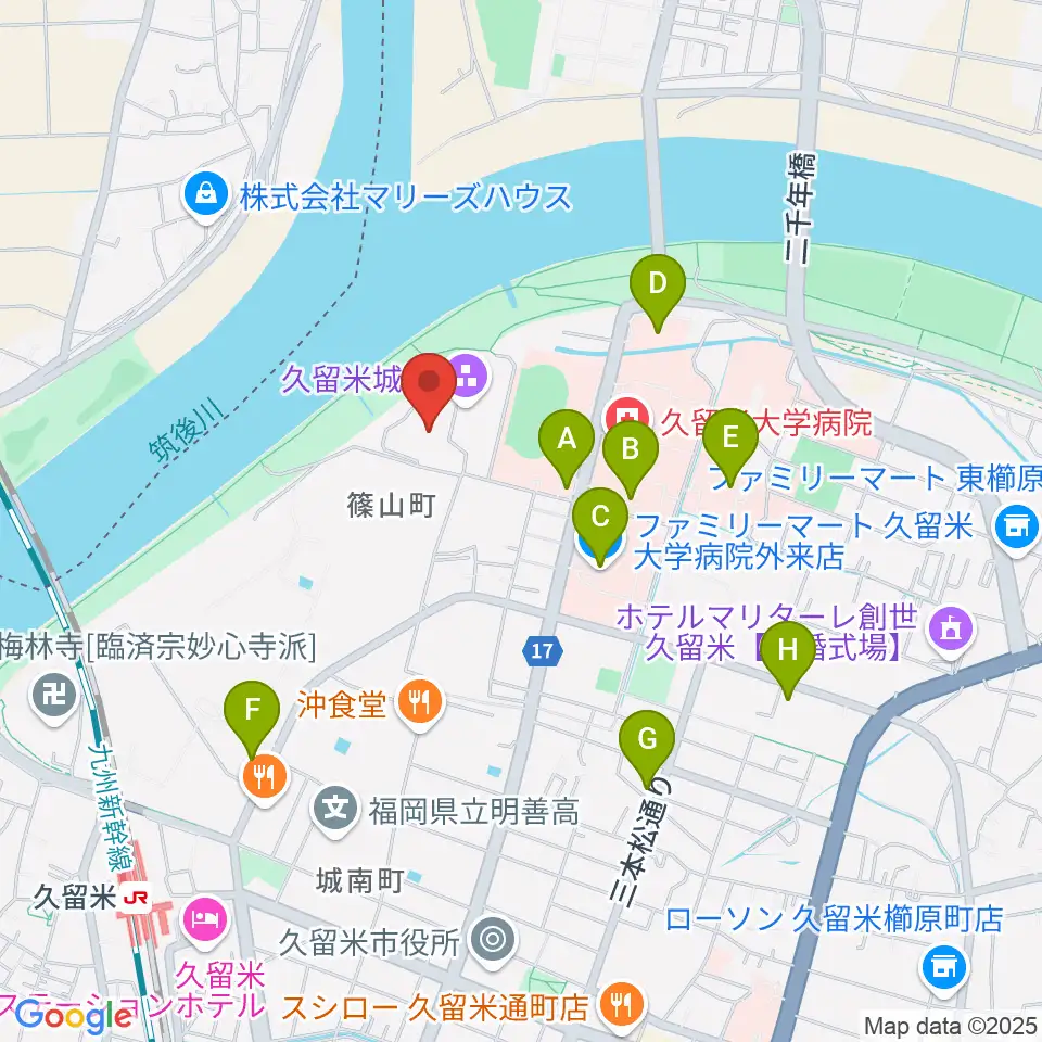 有馬記念館周辺のコンビニエンスストア一覧地図