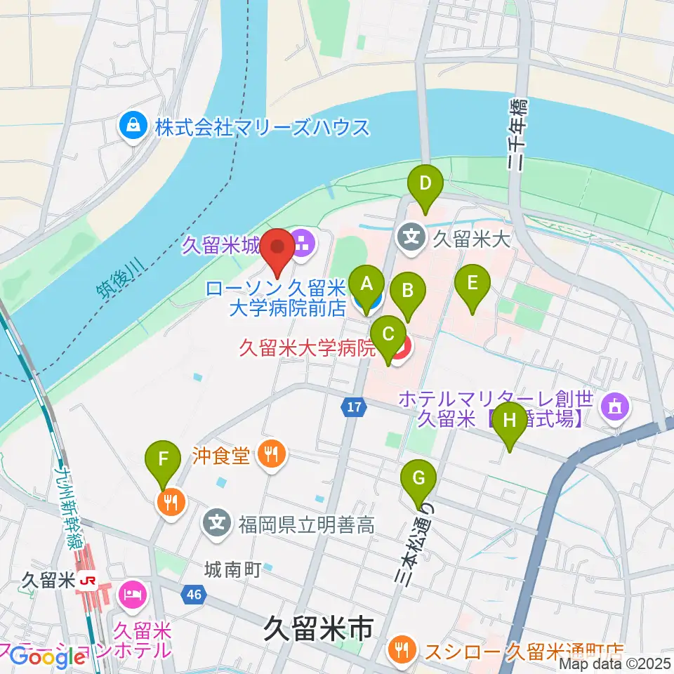 有馬記念館周辺のコンビニエンスストア一覧地図