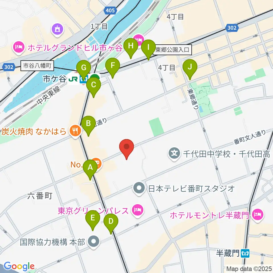 サウンドインスタジオ周辺のコンビニエンスストア一覧地図