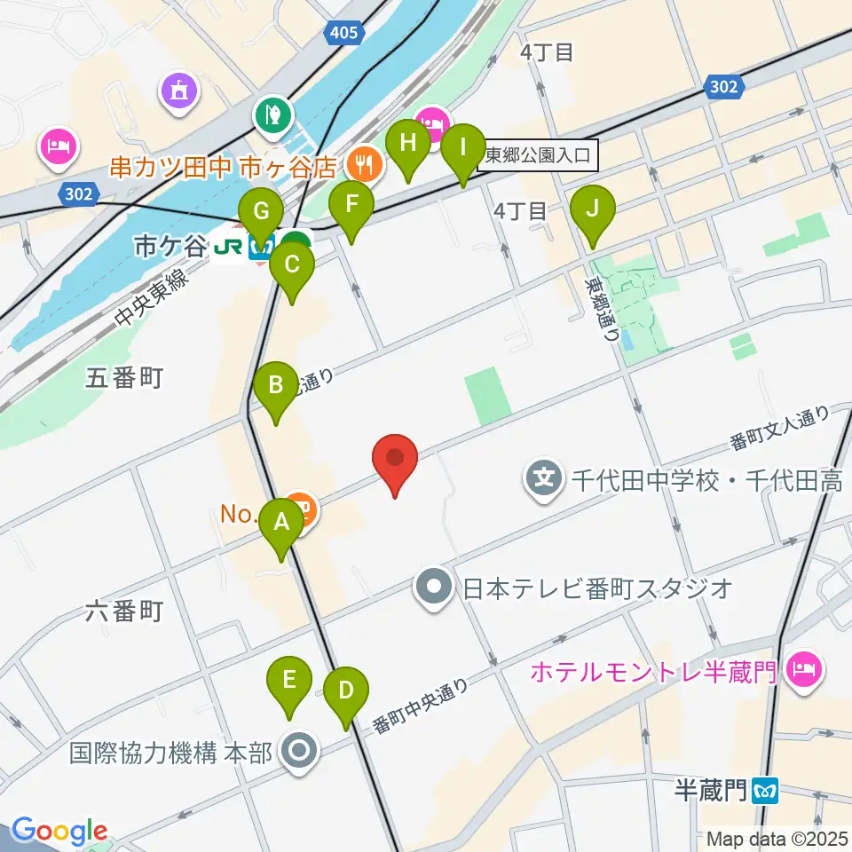 サウンドインスタジオ周辺のコンビニエンスストア一覧地図