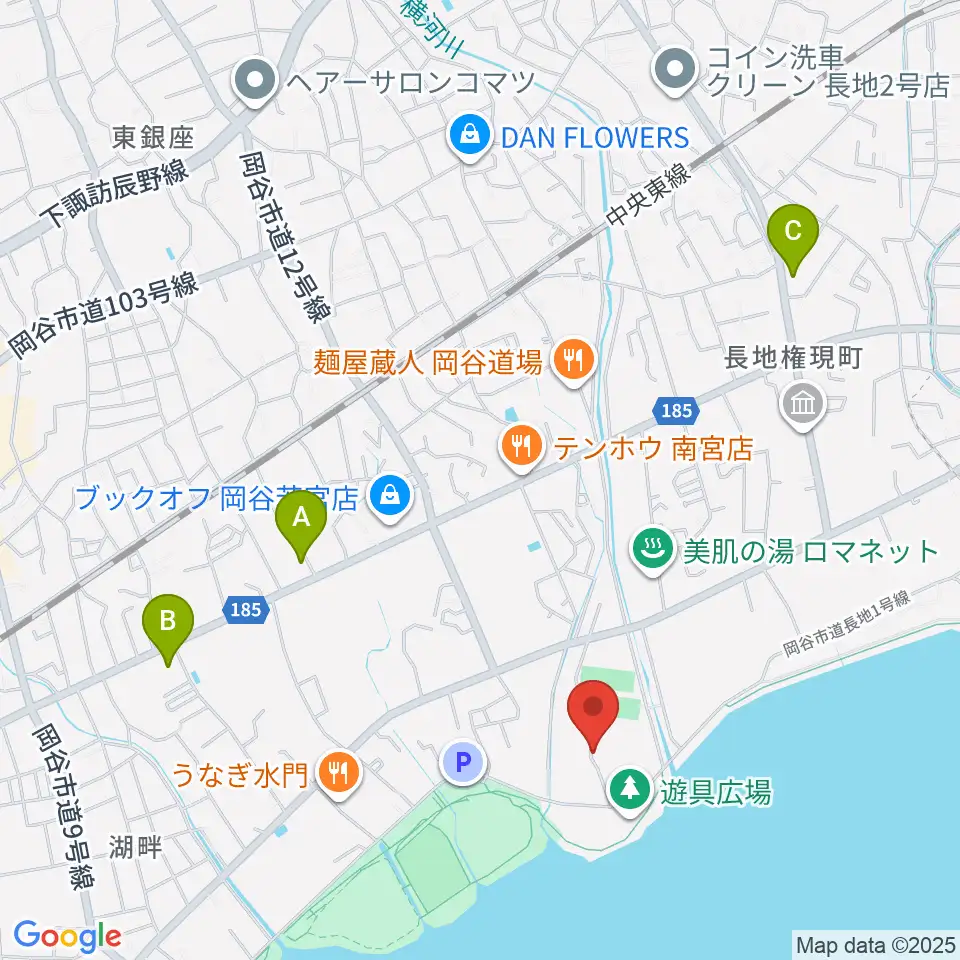 スワンドーム 岡谷市民総合体育館 西体育館周辺のコンビニエンスストア一覧地図