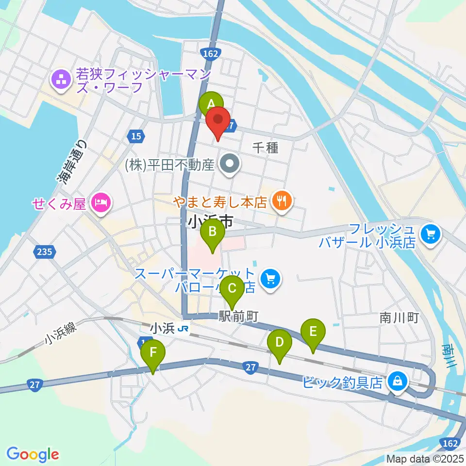 山川登美子記念館周辺のコンビニエンスストア一覧地図