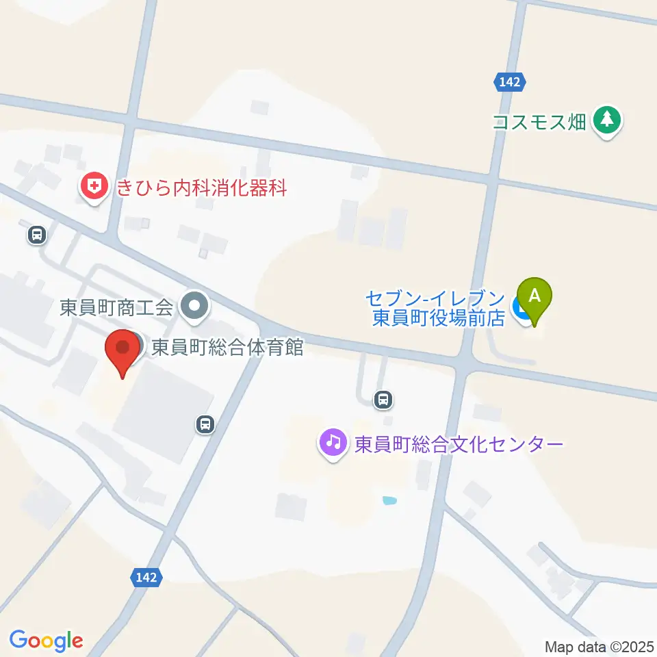 東員町総合体育館周辺のコンビニエンスストア一覧地図