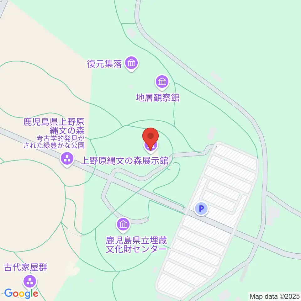 鹿児島県上野原縄文の森周辺のコンビニエンスストア一覧地図