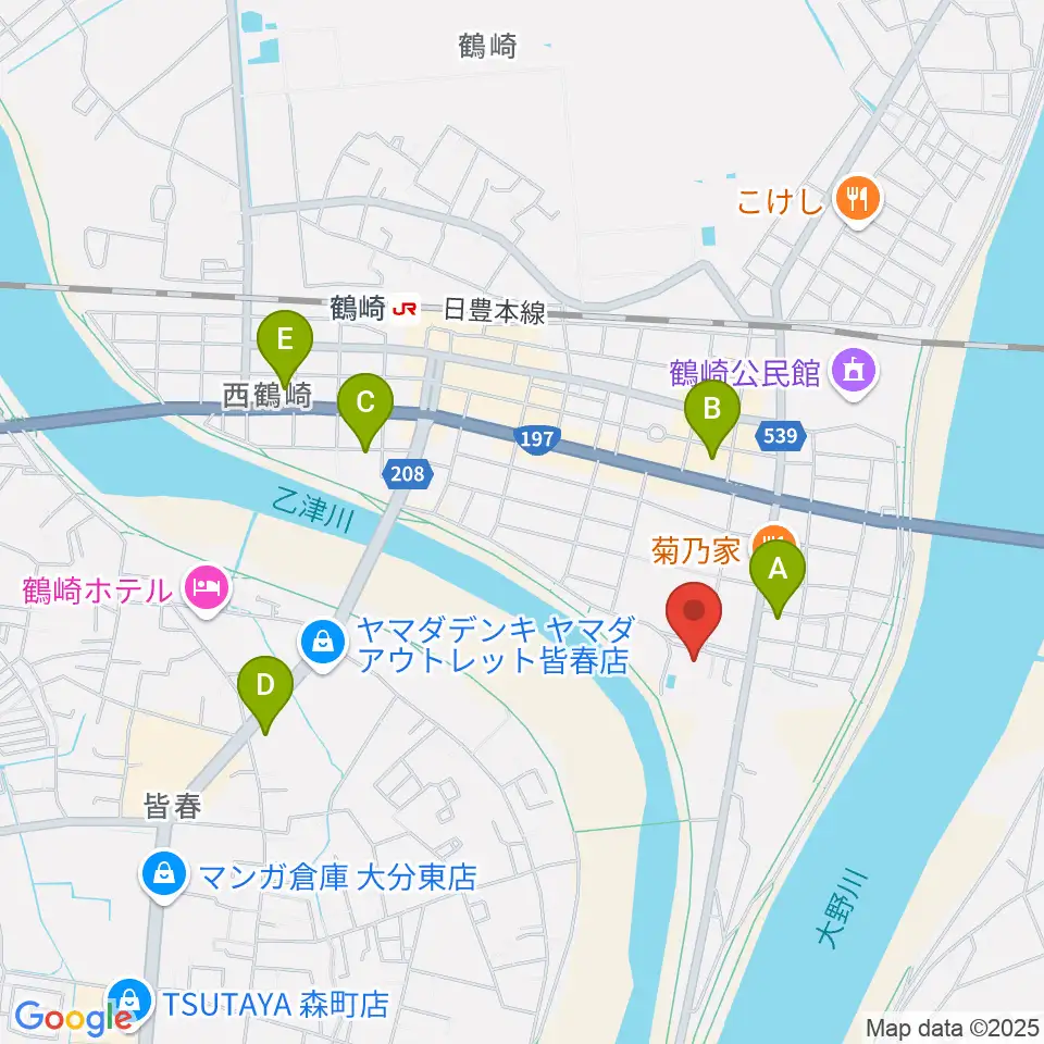 毛利空桑記念館周辺のコンビニエンスストア一覧地図