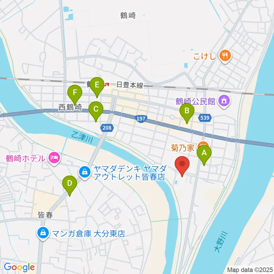 毛利空桑記念館周辺のコンビニエンスストア一覧地図