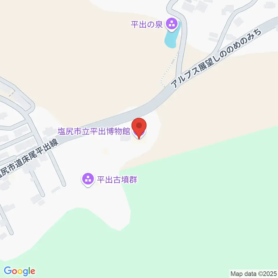 塩尻市立平出博物館周辺のコンビニエンスストア一覧地図