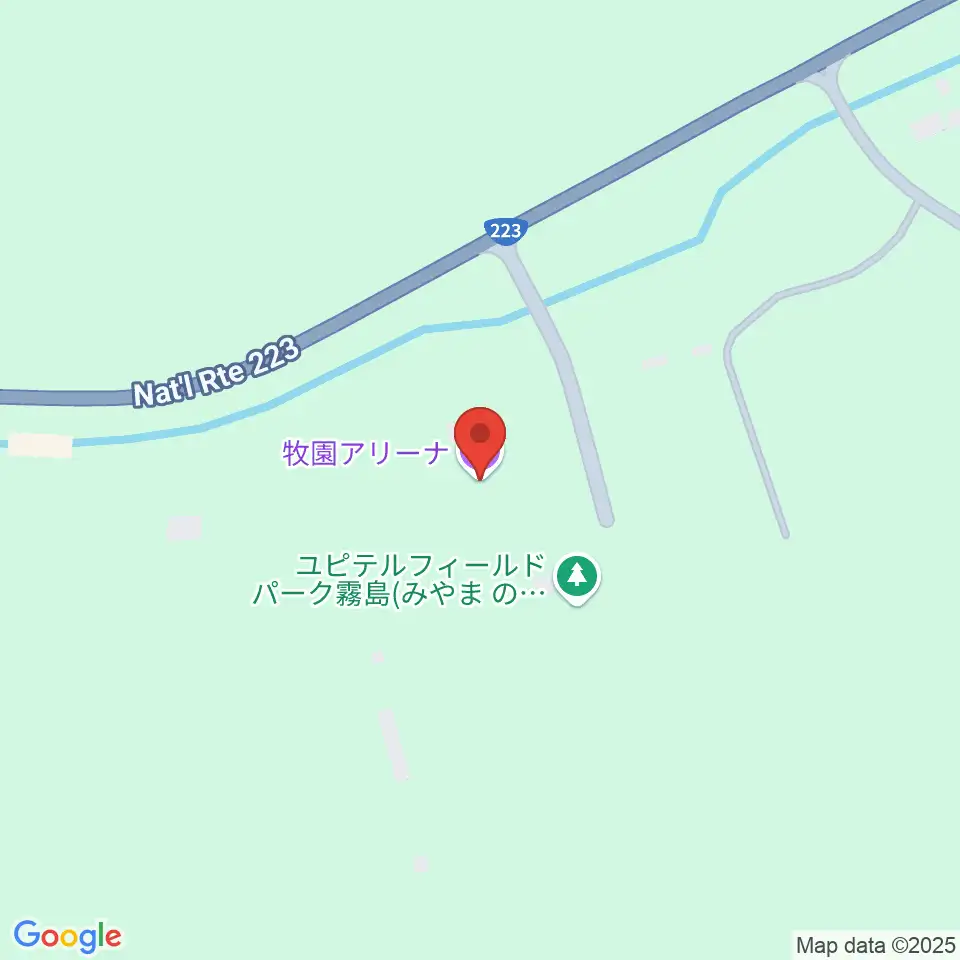 ユピテルアリーナ霧島周辺のコンビニエンスストア一覧地図