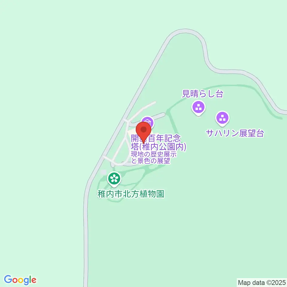 稚内市北方記念館周辺のコンビニエンスストア一覧地図