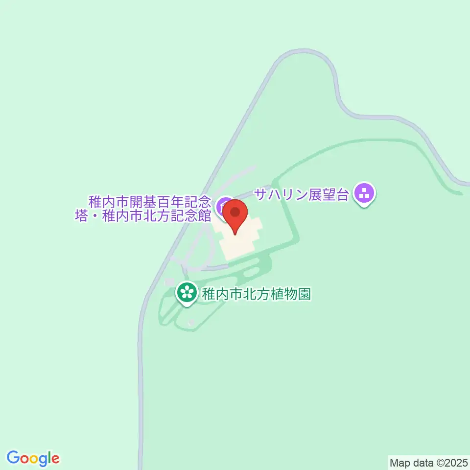 稚内市北方記念館周辺のコンビニエンスストア一覧地図