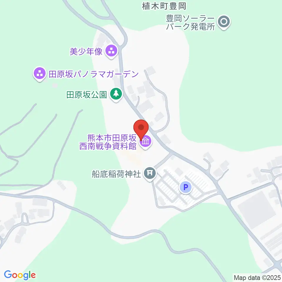熊本市田原坂西南戦争資料館周辺のコンビニエンスストア一覧地図