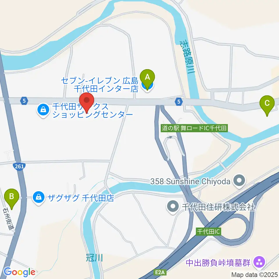 芸北民俗芸能保存伝承館周辺のコンビニエンスストア一覧地図