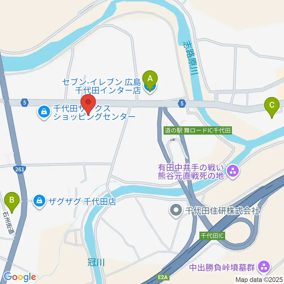 芸北民俗芸能保存伝承館周辺のコンビニエンスストア一覧地図