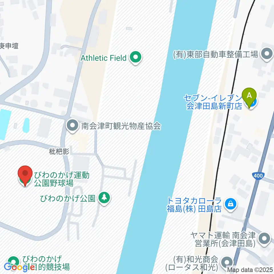 びわのかげ運動公園野球場周辺のコンビニエンスストア一覧地図