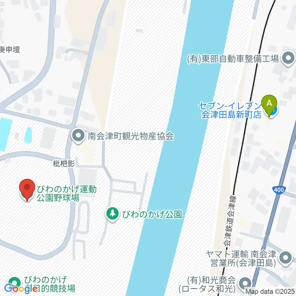 びわのかげ運動公園野球場周辺のコンビニエンスストア一覧地図