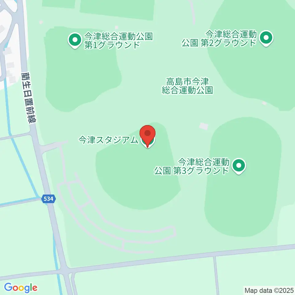 今津スタジアム周辺のコンビニエンスストア一覧地図