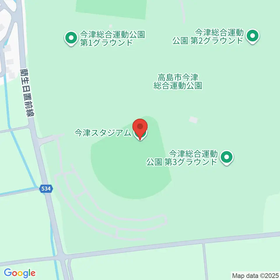 今津スタジアム周辺のコンビニエンスストア一覧地図