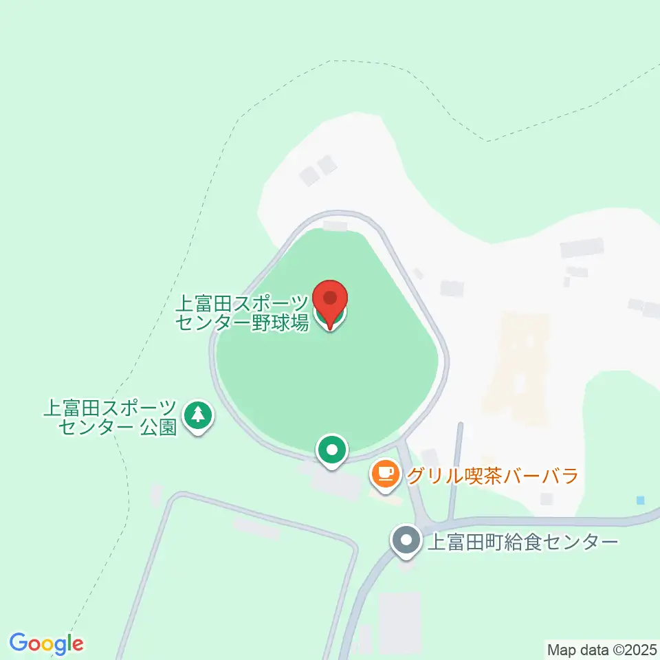 上富田スポーツセンター野球場周辺のコンビニエンスストア一覧地図