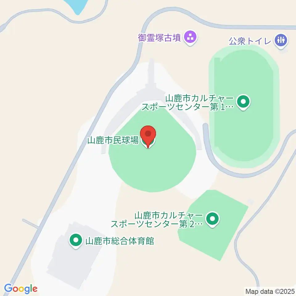 山鹿市民球場周辺のコンビニエンスストア一覧地図
