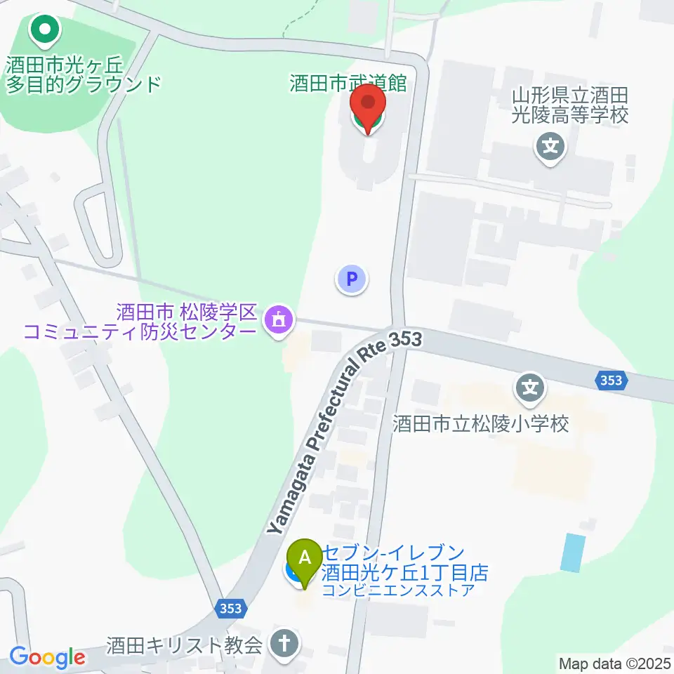 電機鉄工武道館周辺のコンビニエンスストア一覧地図