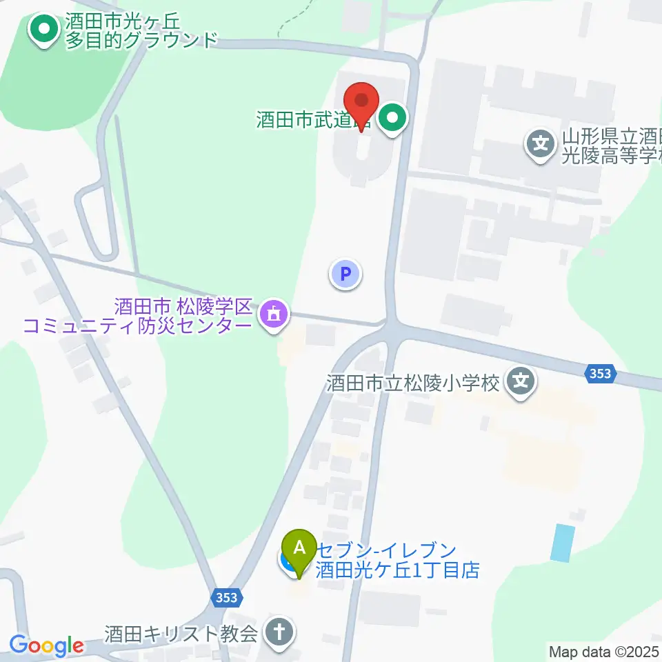 電機鉄工武道館周辺のコンビニエンスストア一覧地図