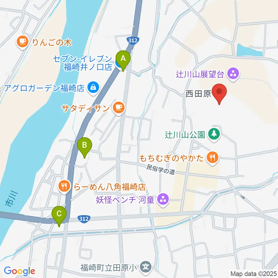 福崎町立神崎郡歴史民俗資料館周辺のコンビニエンスストア一覧地図