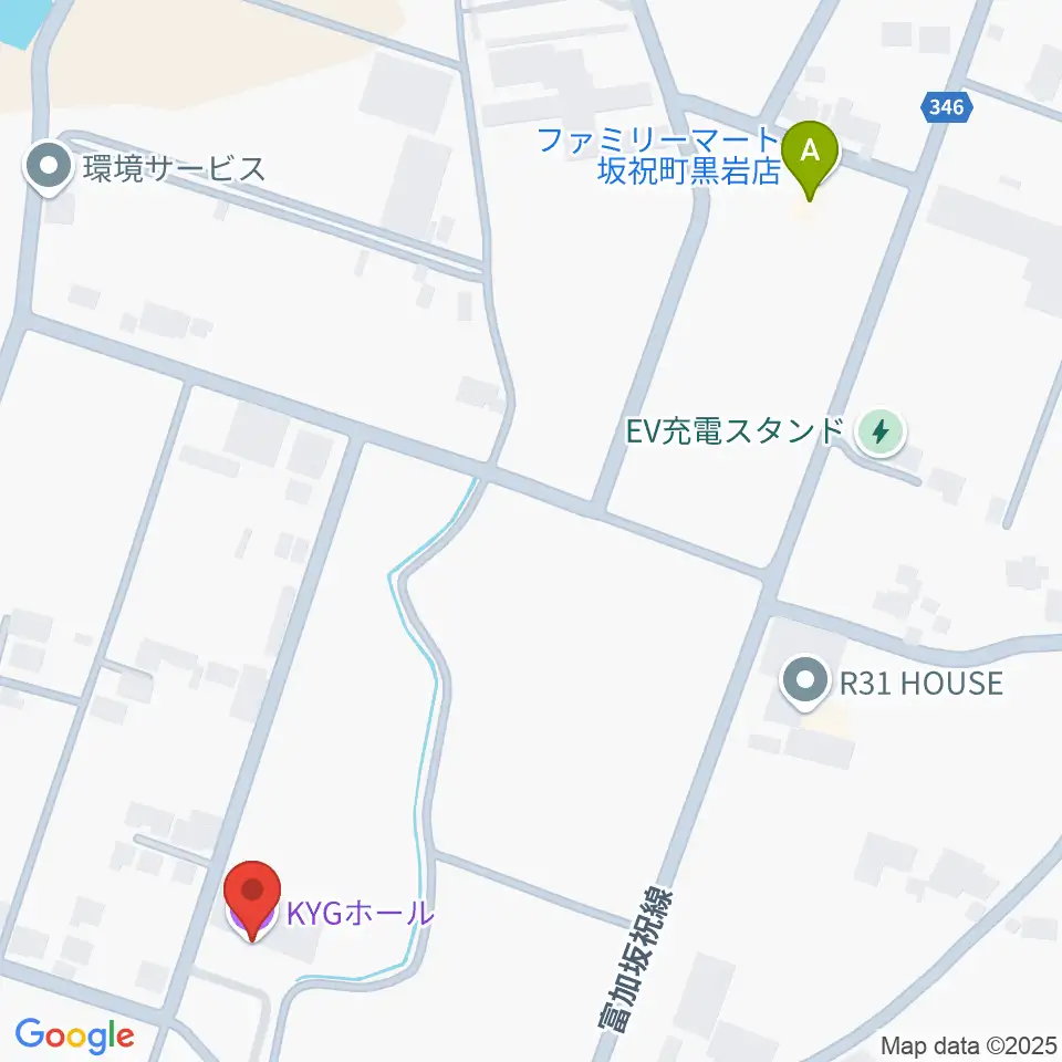 KYGホール周辺のコンビニエンスストア一覧地図
