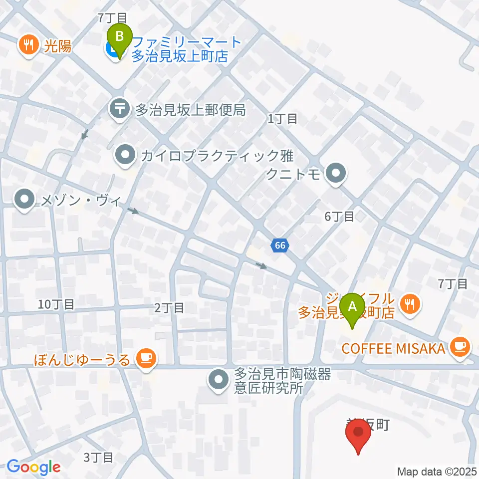 TYK球場周辺のコンビニエンスストア一覧地図