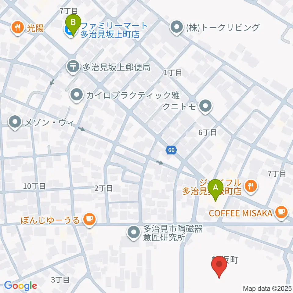 TYK球場周辺のコンビニエンスストア一覧地図