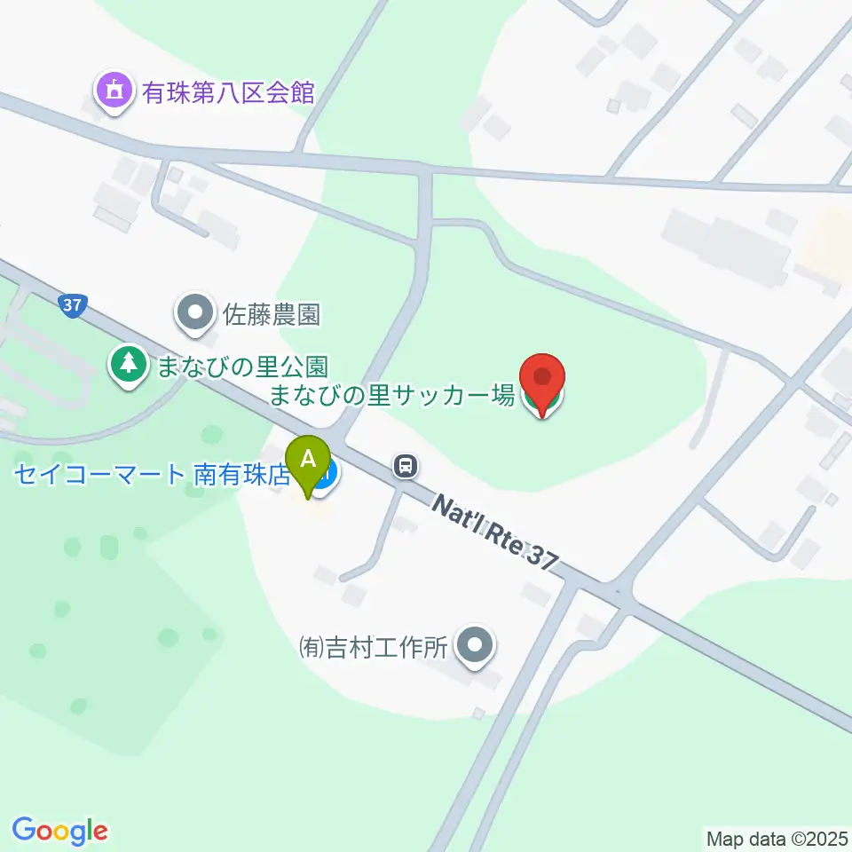 伊達市まなびの里サッカー場周辺のコンビニエンスストア一覧地図