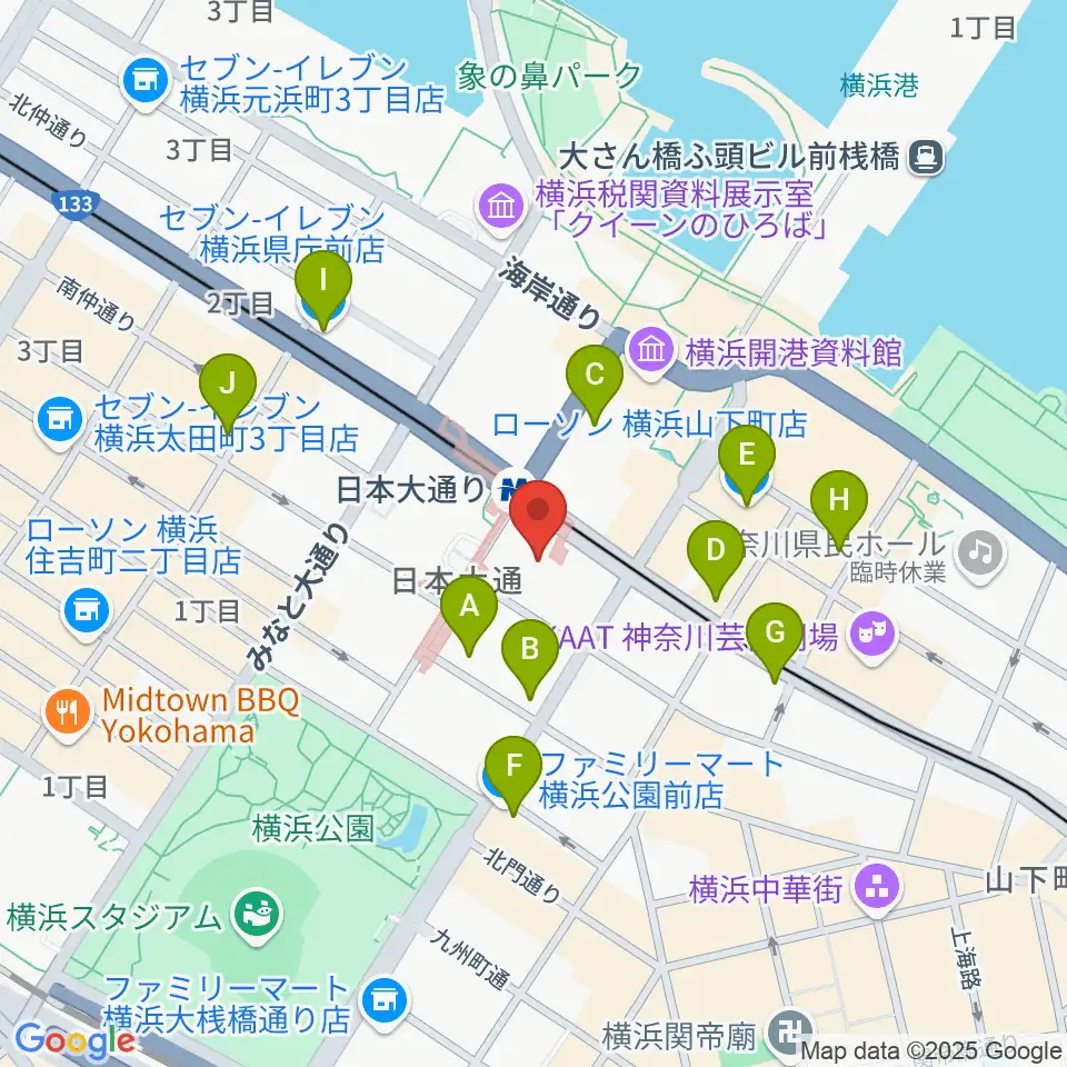 日本新聞博物館周辺のコンビニエンスストア一覧地図