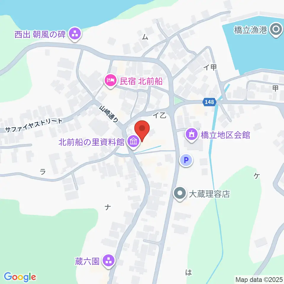 加賀市北前船の里資料館周辺のコンビニエンスストア一覧地図