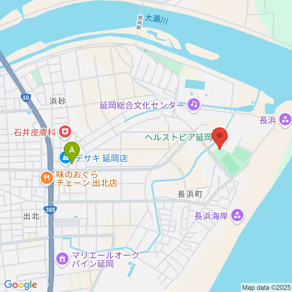 イノベックスポーツパーク周辺のコンビニエンスストア一覧地図