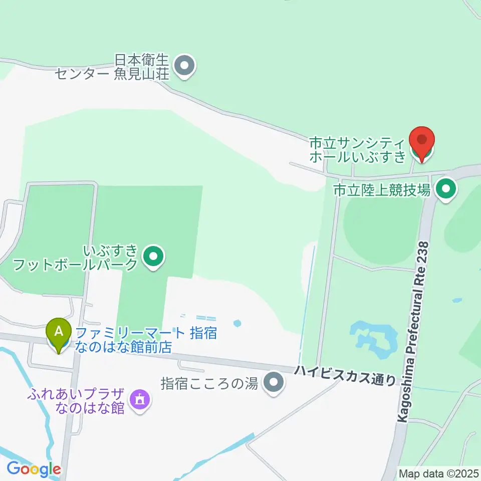 鹿児島水処理スポーツドーム周辺のコンビニエンスストア一覧地図