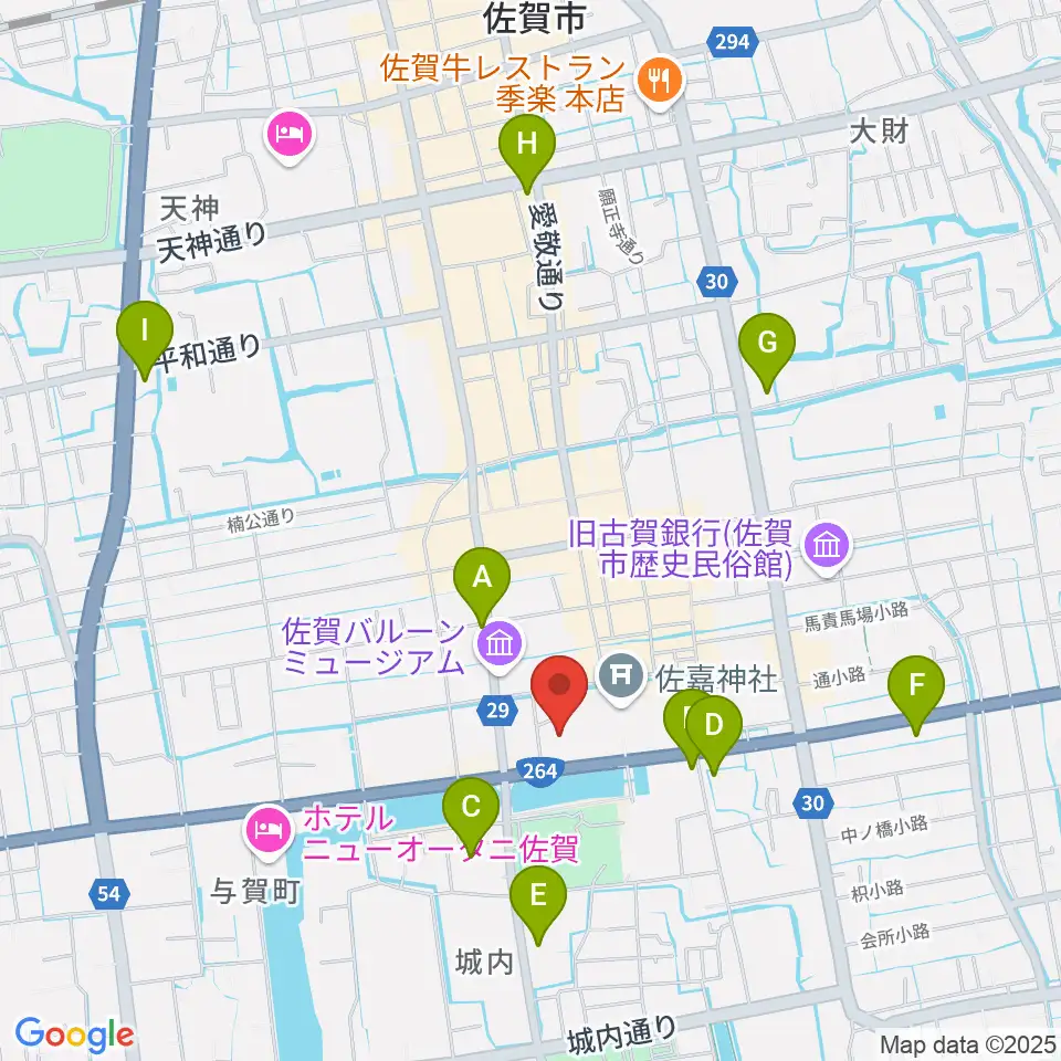 徴古館周辺のコンビニエンスストア一覧地図