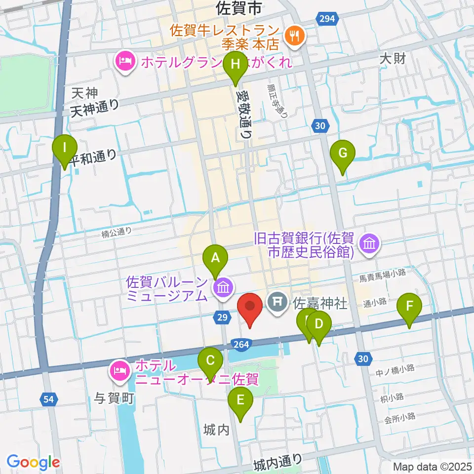 徴古館周辺のコンビニエンスストア一覧地図