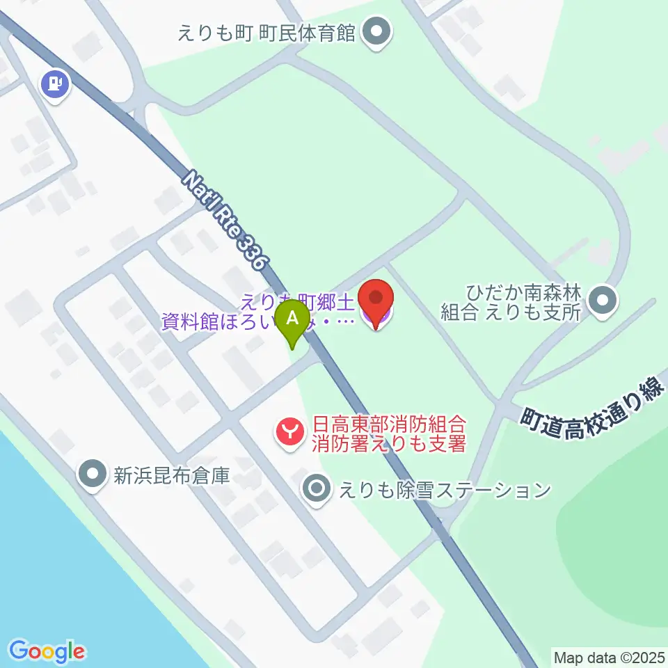えりも町郷土資料館ほろいずみ・水産の館周辺のコンビニエンスストア一覧地図