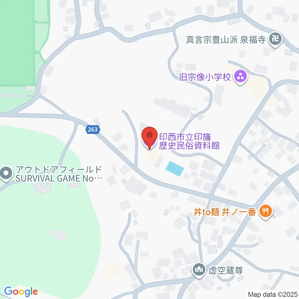 印西市立印旛歴史民俗資料館周辺のコンビニエンスストア一覧地図