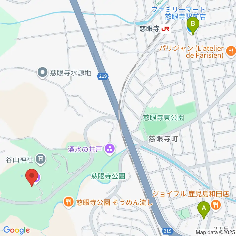 鹿児島市立ふるさと考古歴史館周辺のコンビニエンスストア一覧地図