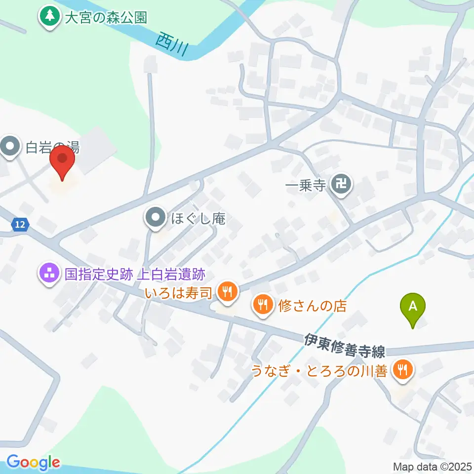 伊豆市資料館周辺のコンビニエンスストア一覧地図