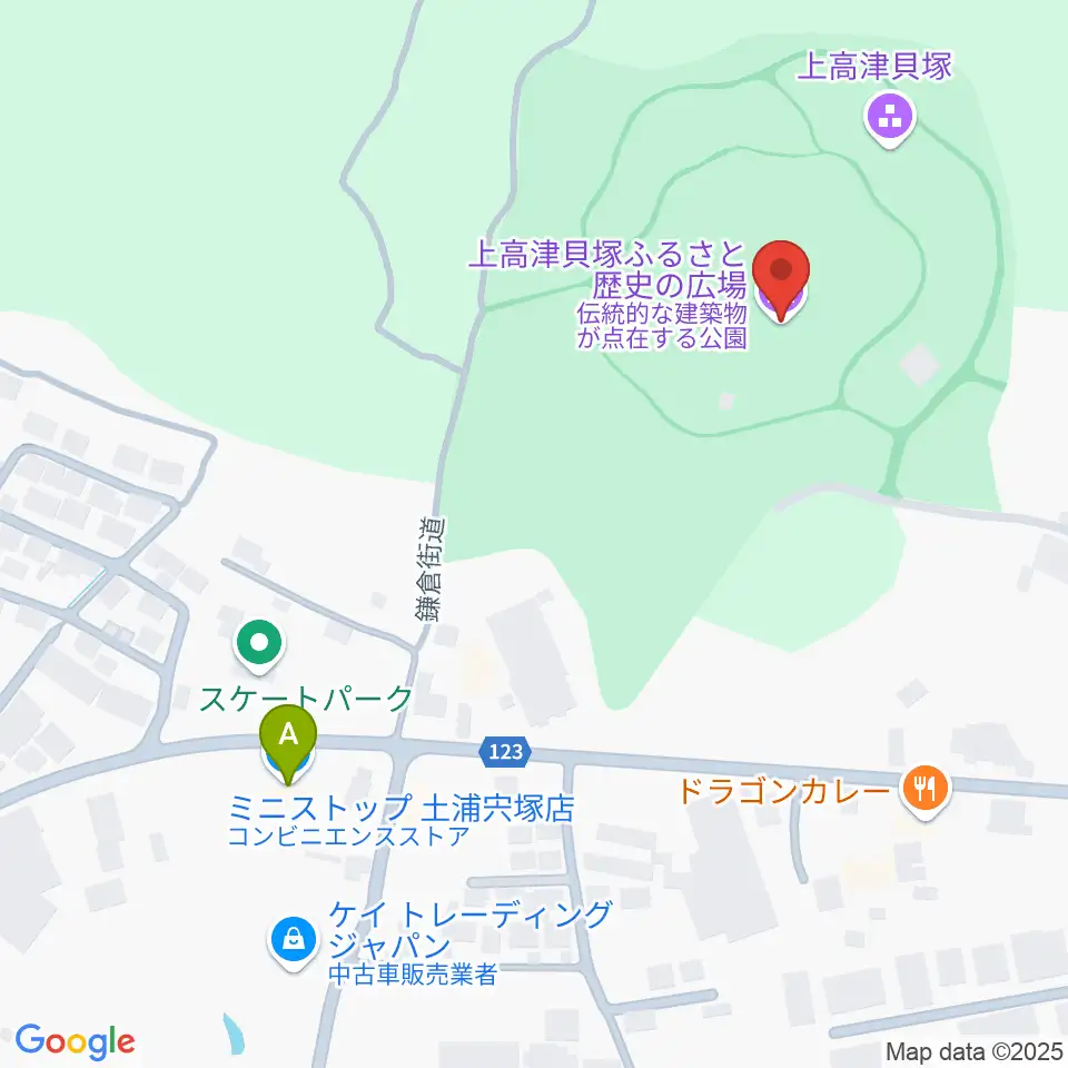 高津貝塚ふるさと歴史の広場周辺のコンビニエンスストア一覧地図